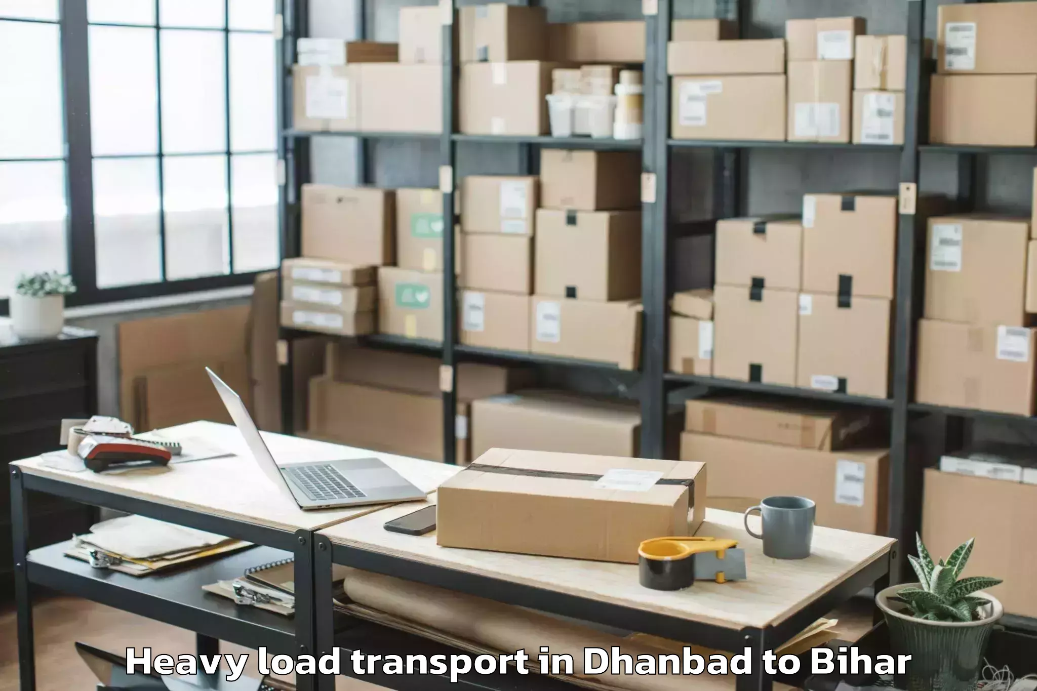 Easy Dhanbad to Jagdispur Heavy Load Transport Booking